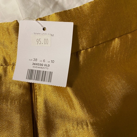 Gold ankle pants - Picture 2 of 5